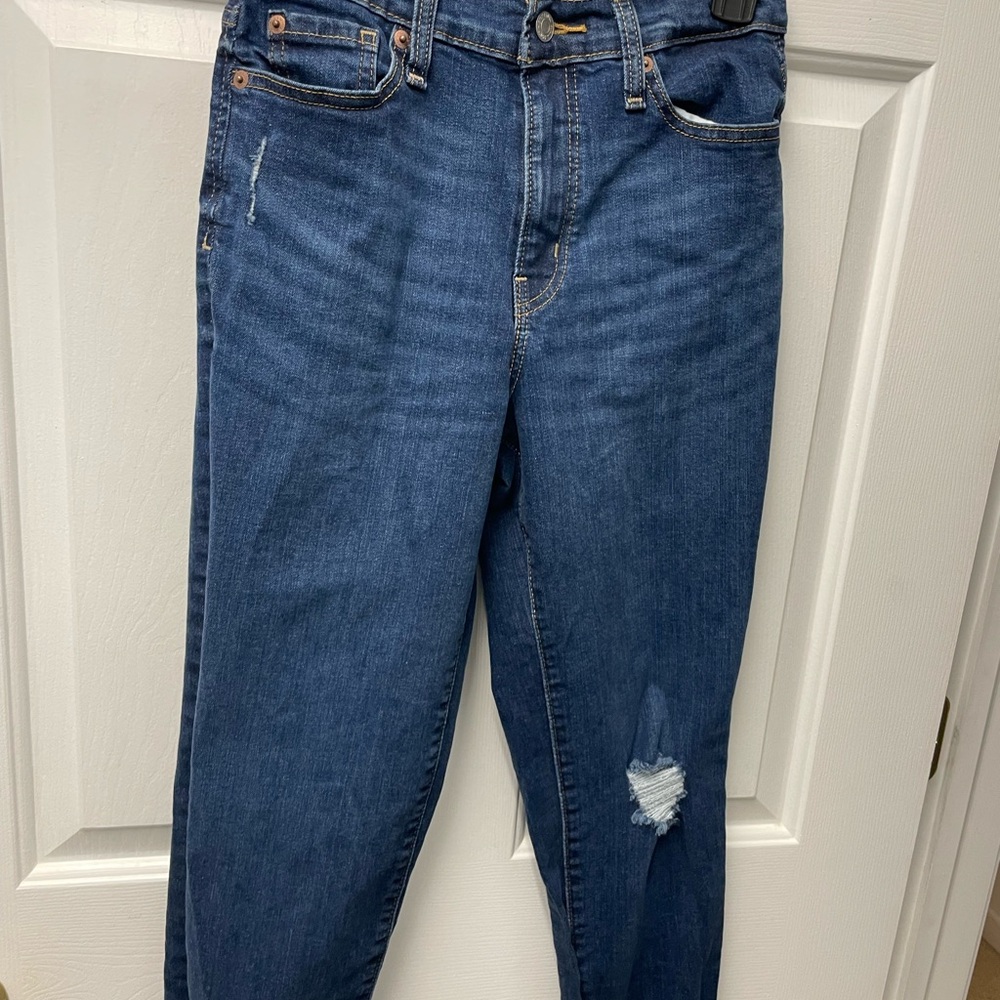 Levi's Women's Dark Blue Boyfriend Jeans